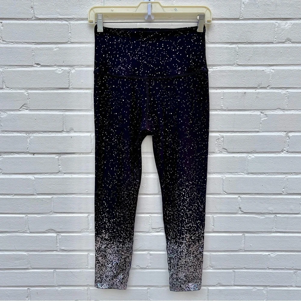Beyond Yoga Alloy Ombre High Waisted Midi Legging Iridescent Speckled, SZ L 👽 - Picture 4 of 8